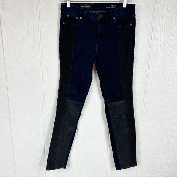 J. Crew Two Tone Denim Blue Jeans Size 28 - Picture 1 of 14